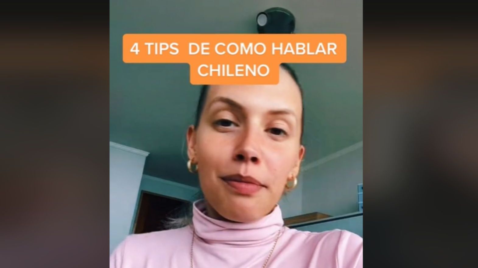 Española imita a los chilenos
