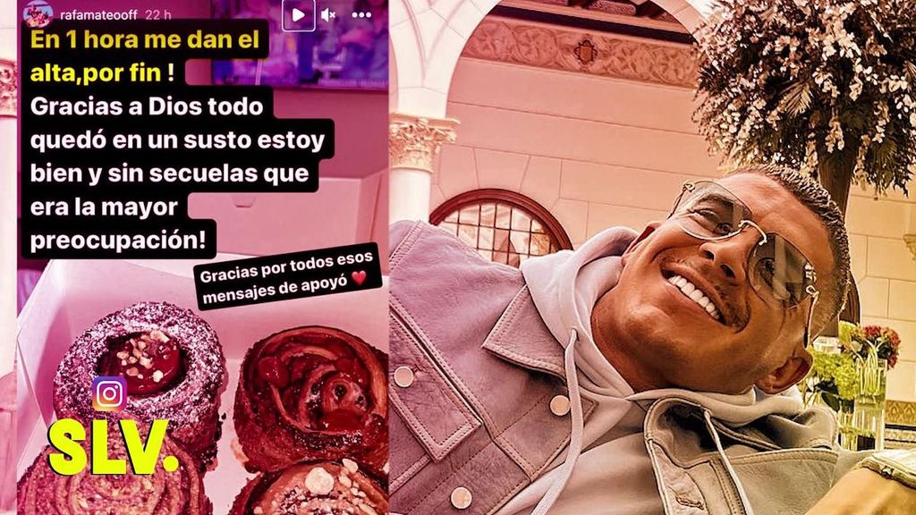 La publicación de Rafa Mateo en redes sociales