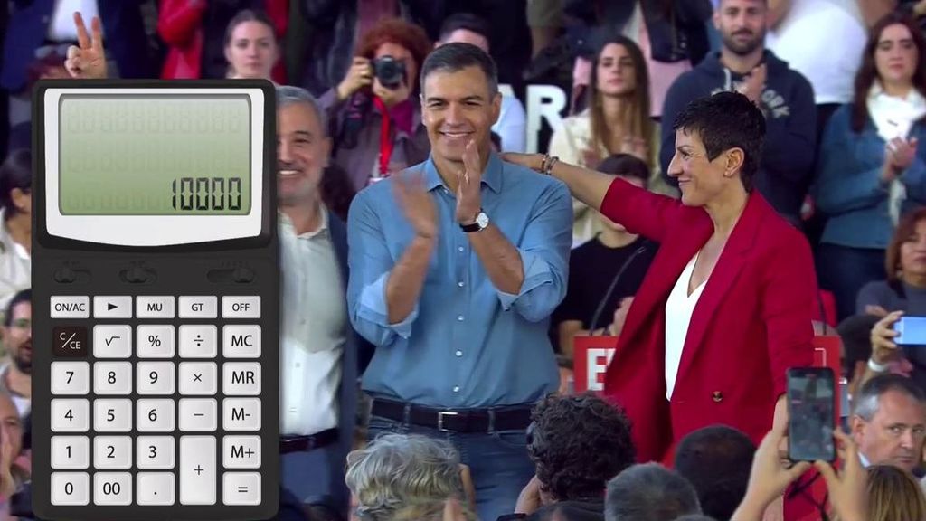 La calculadora de promesas de Pedro Sánchez: sus anuncios en precampaña suponen ya 10.000 millones de euros