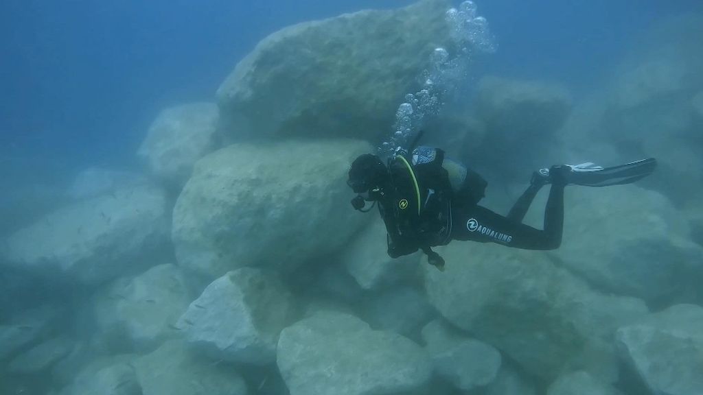 La montaña submarina frente a la costa de Torredembarra