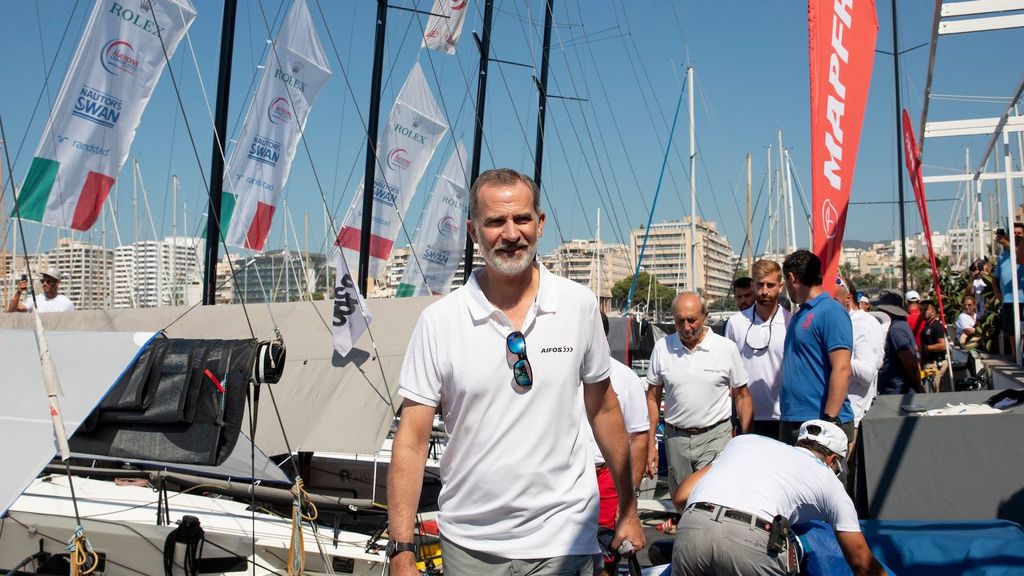 El rey es un apasionado de la vela. FUENTE: Cordonpress