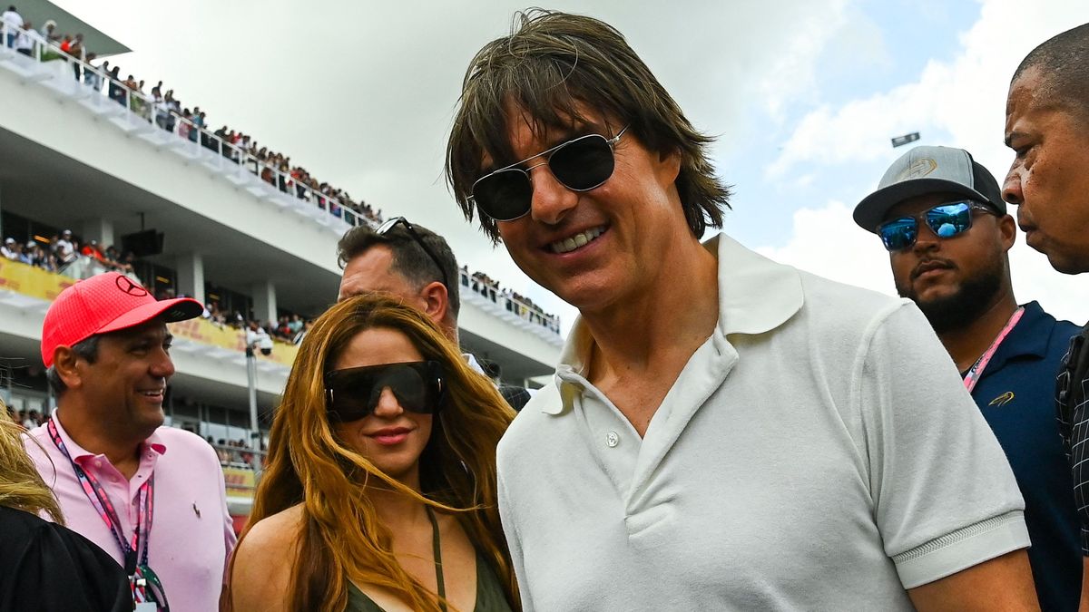 Shakira y Tom Cruise, juntos en la Fórmula 1