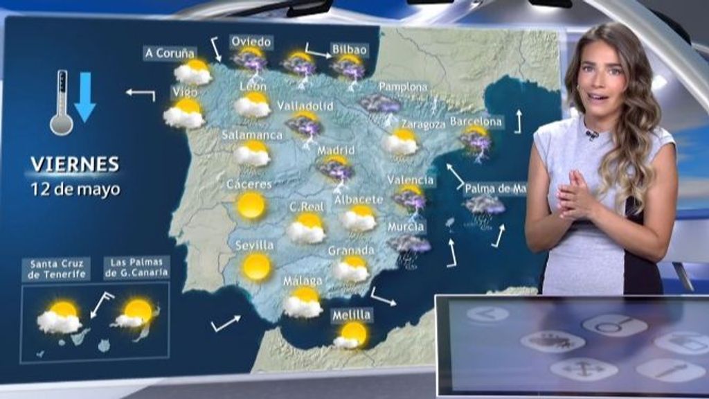 Desplome de temperaturas y lluvias en el litoral vasco y este de Cataluña