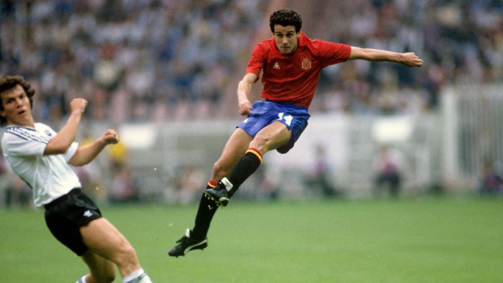 Julio Alberto con la selección española