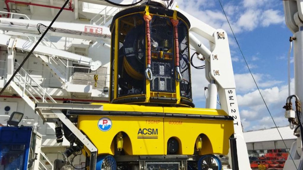 El robot que alcanza los 4.000 metros ha sido bautizado como 'Tritón'.