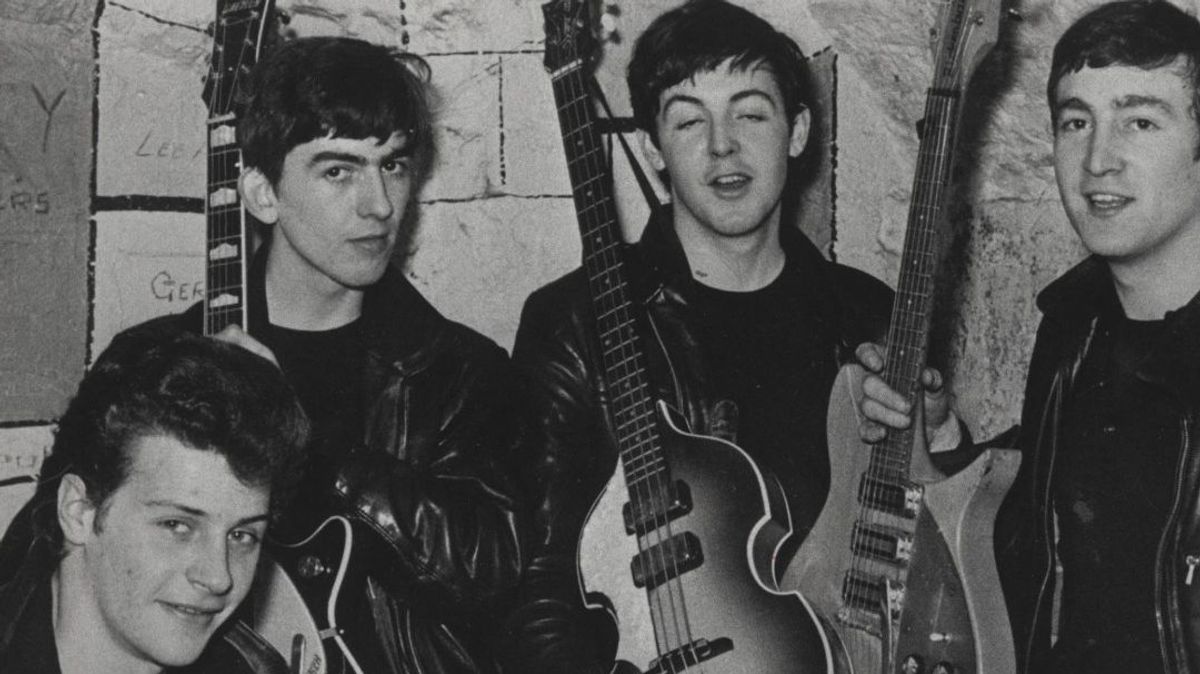 Los Beatles, con Pete Best como batería