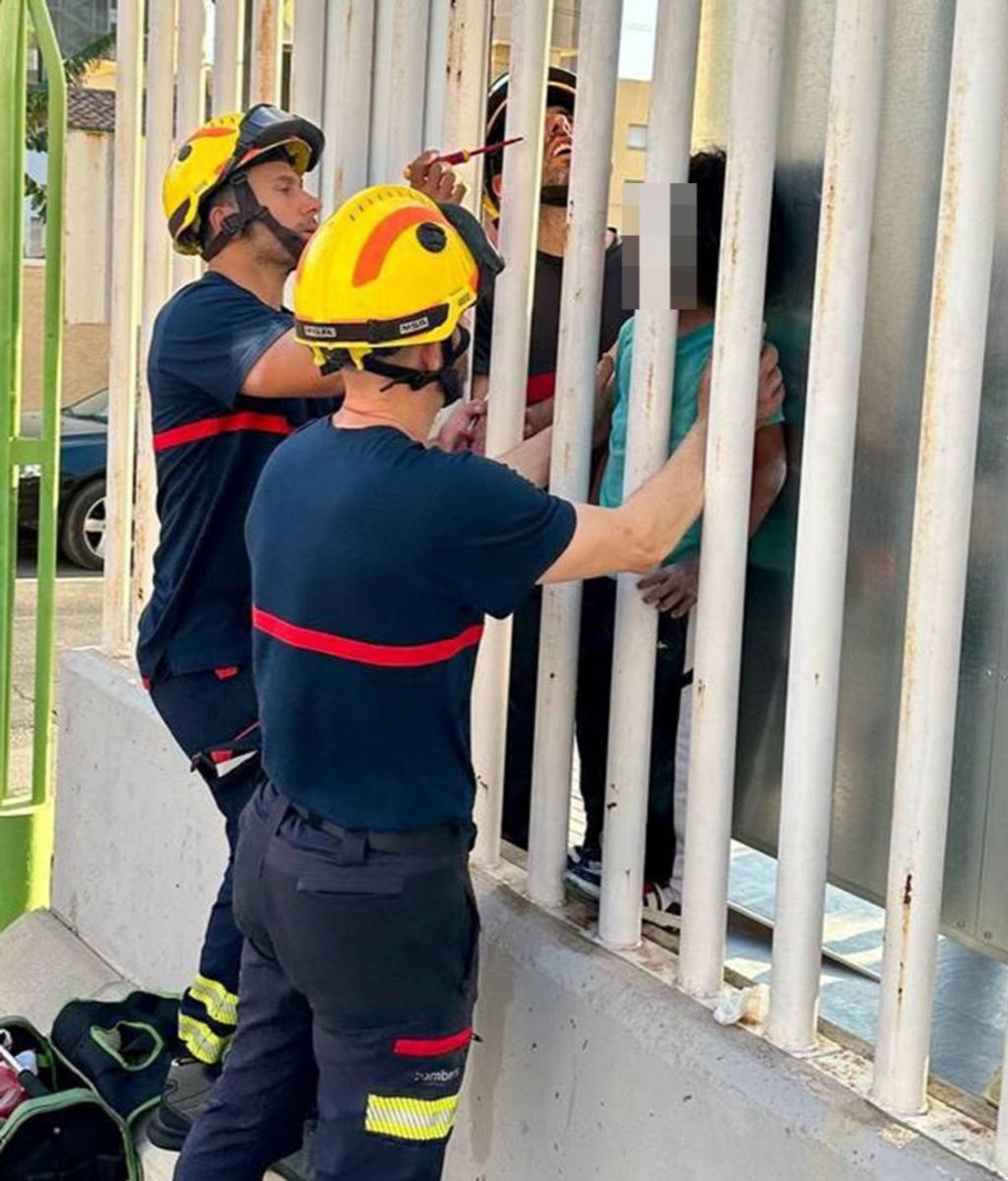 Niño atrapado en Benidorm