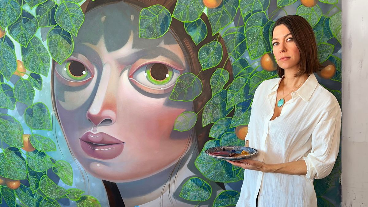 Tania Marmolejo, la pintora de las mujeres con ojos enigmáticos
