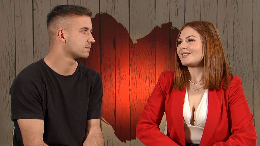 Sara y Daniel durante su cita en 'First Dates'