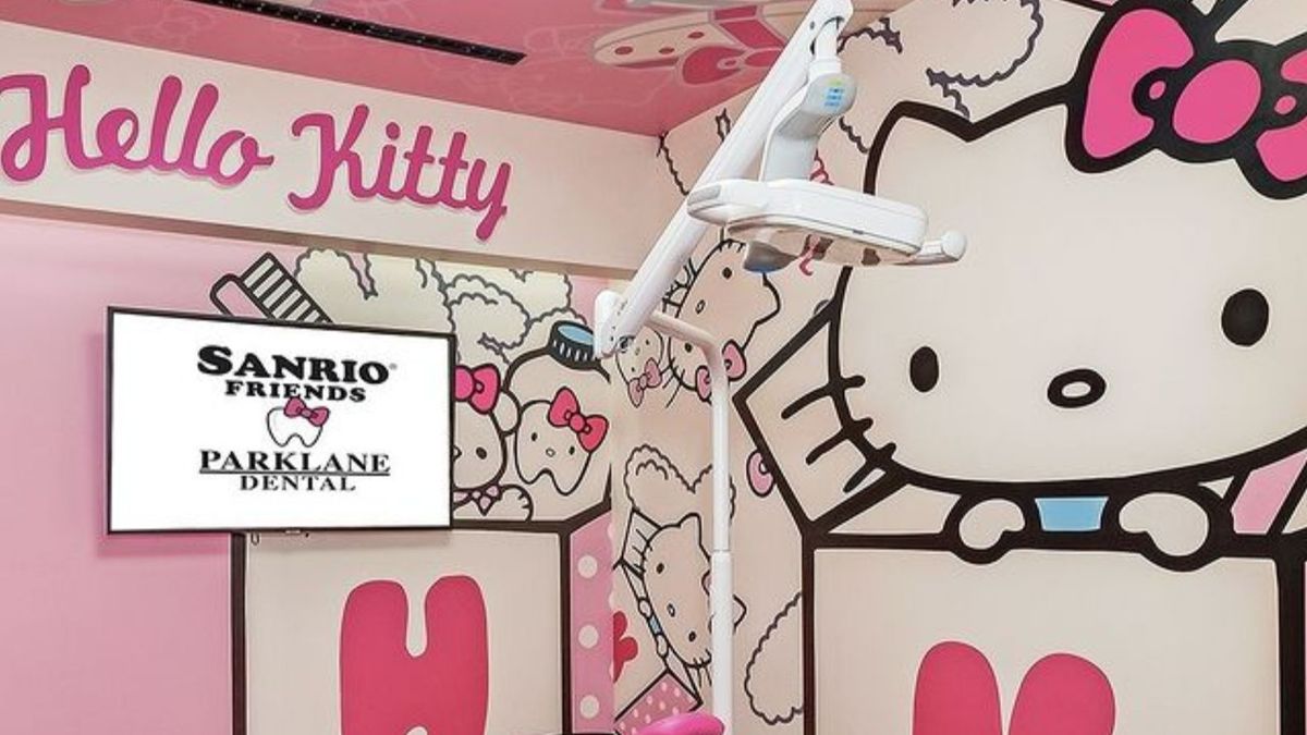 Una clínica, decorada de Hello Kitty