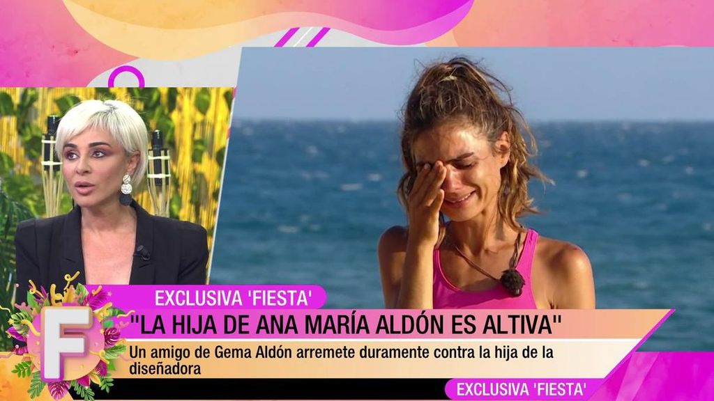 Ana María Aldón saca la cara por su hija