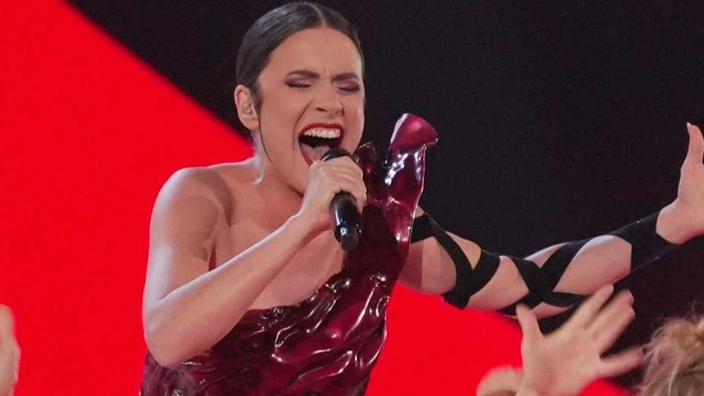 Blanca Paloma, en su actuación en Eurovisión 2023