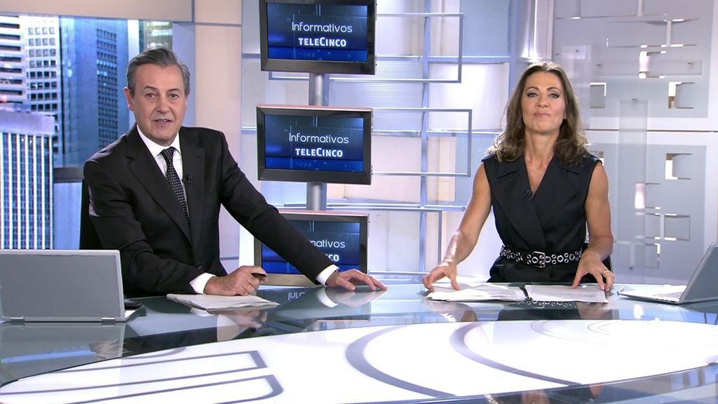 Con José Ribagorda y Ángeles Blanco Informativos Telecinco 2023 Mediodía 13/05/2023