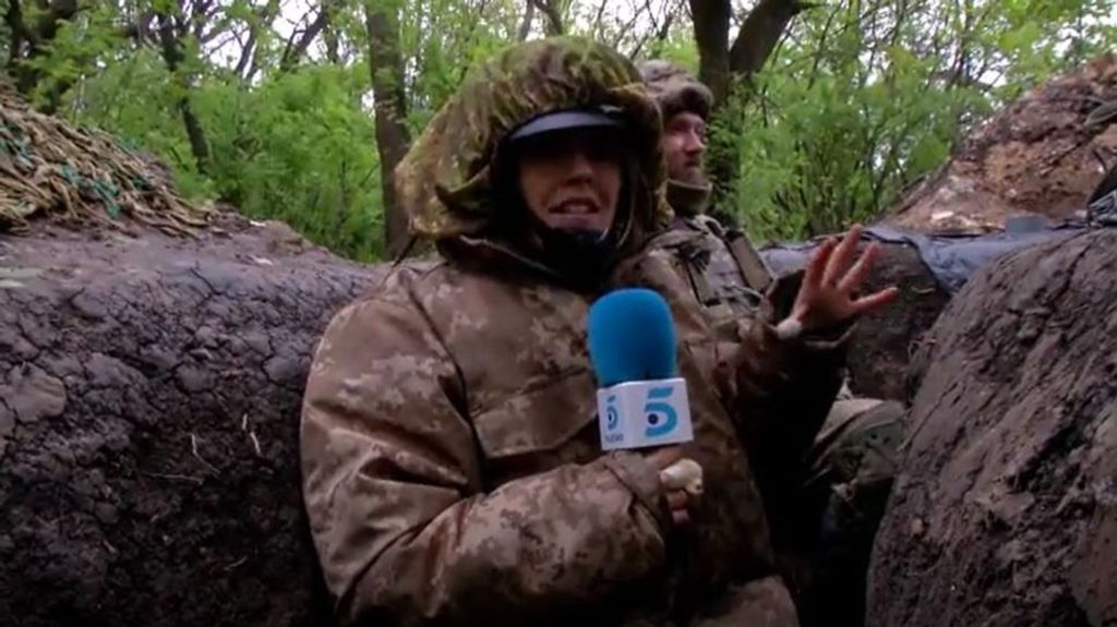 Laura de Chiclana, testigo de la intensidad de la lucha en las trincheras ucranianas