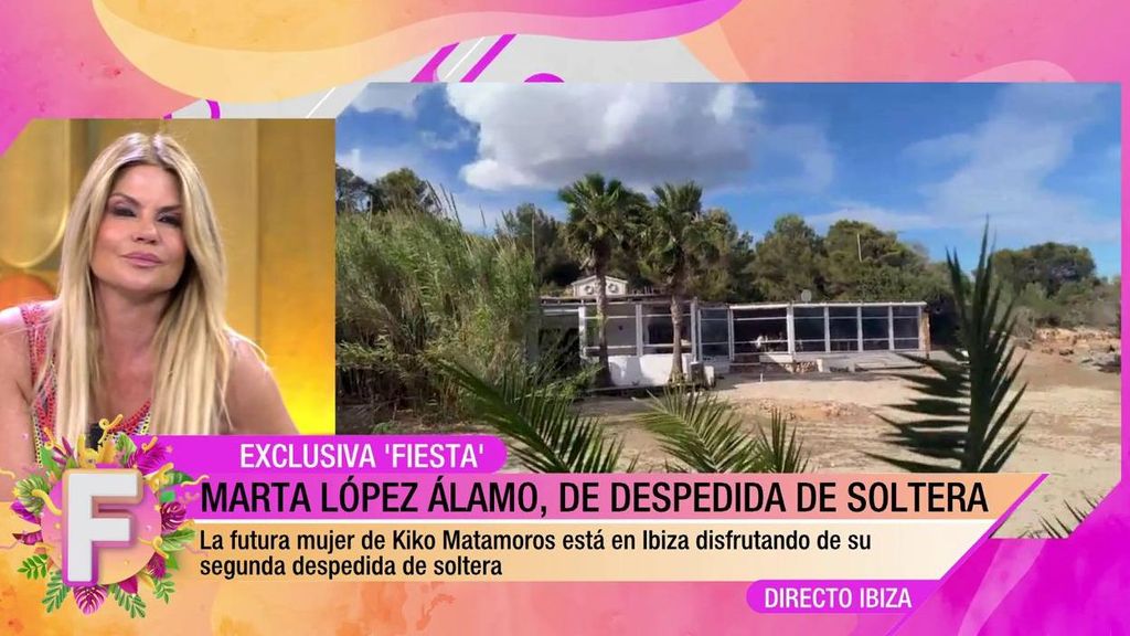 Marta López celebra su despedida de soltera en Ibiza