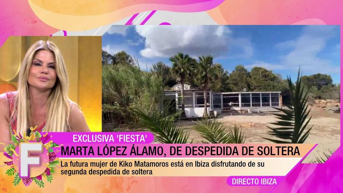 Marta López, pillada de despedida de soltera en Ibiza: 