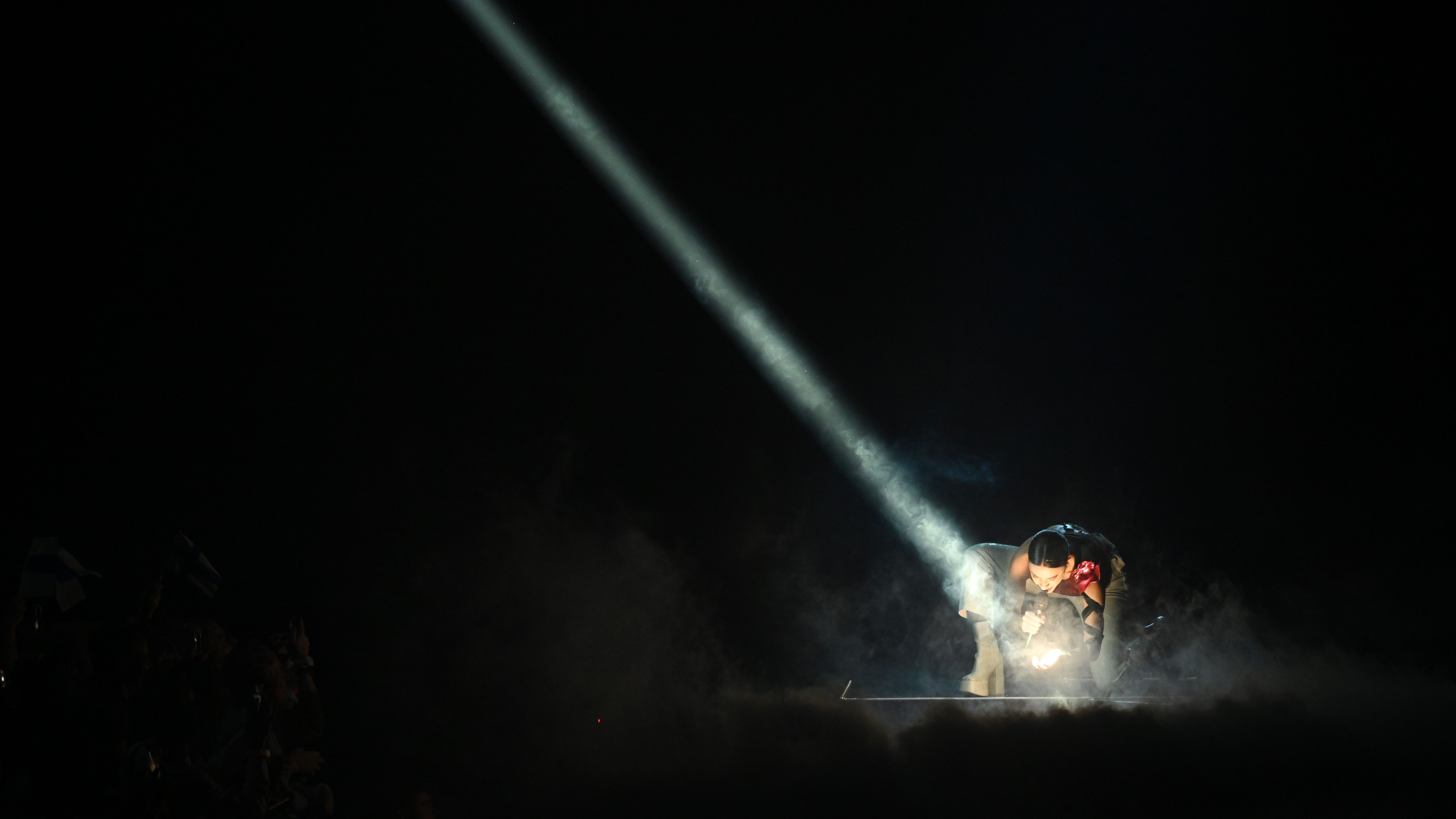 Blanca Paloma durante su actuación en Eurovisión 2023