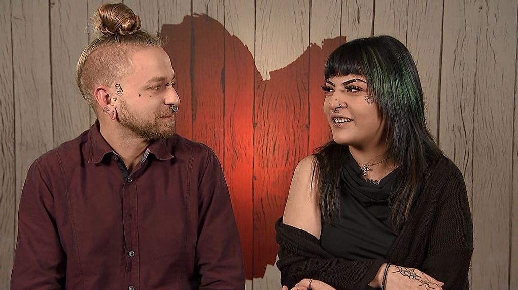 Ángel y Lisette durante su cita en 'First Dates'