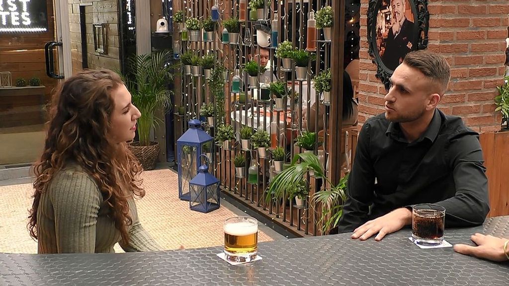 Miguel Ángel y Susana durante su cita en 'First Dates'