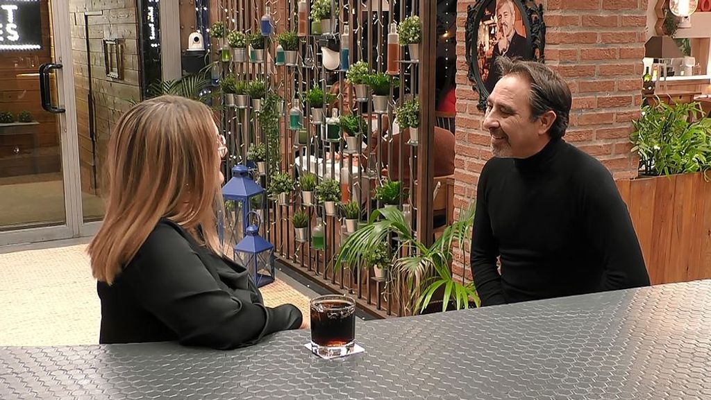 Yolanda y Jesús durante su cita en 'First Dates'