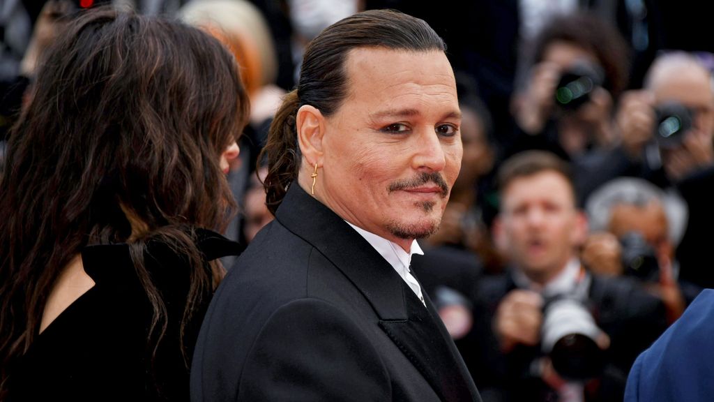 Depp, durante el pase de 'Jeanne du Barry', su nueva película