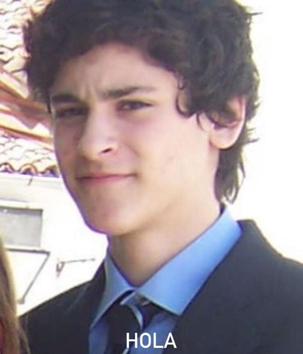 Cepeda en su adolescencia