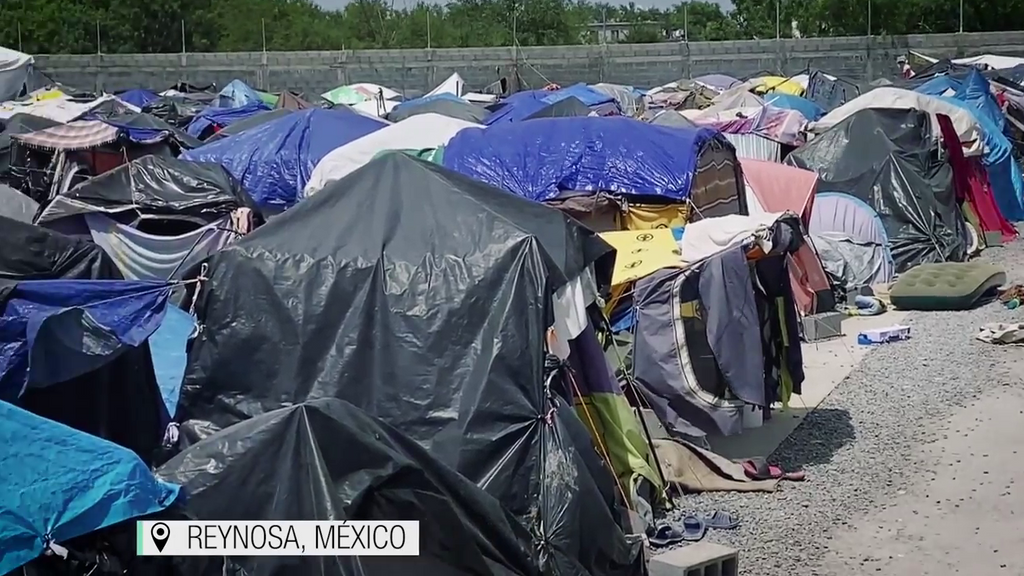 Campamento de 6.000 personas en Reynosa