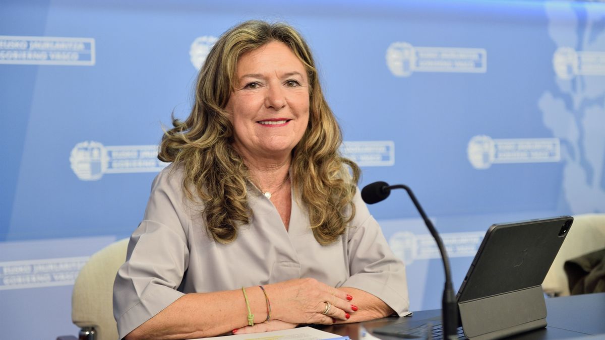 La consejera de Salud, Gotzone Sagardui La consejera de Salud, Gotzone Sagardui