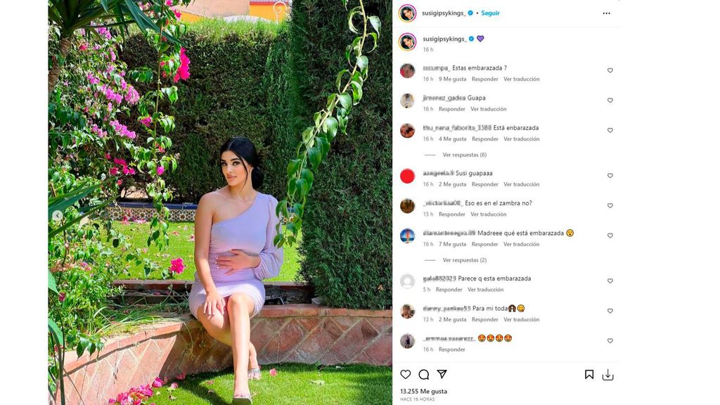 La fotografía que ha llenado el muro de Instagram de Susi Jiménez de comentarios: ¿está embarazada?