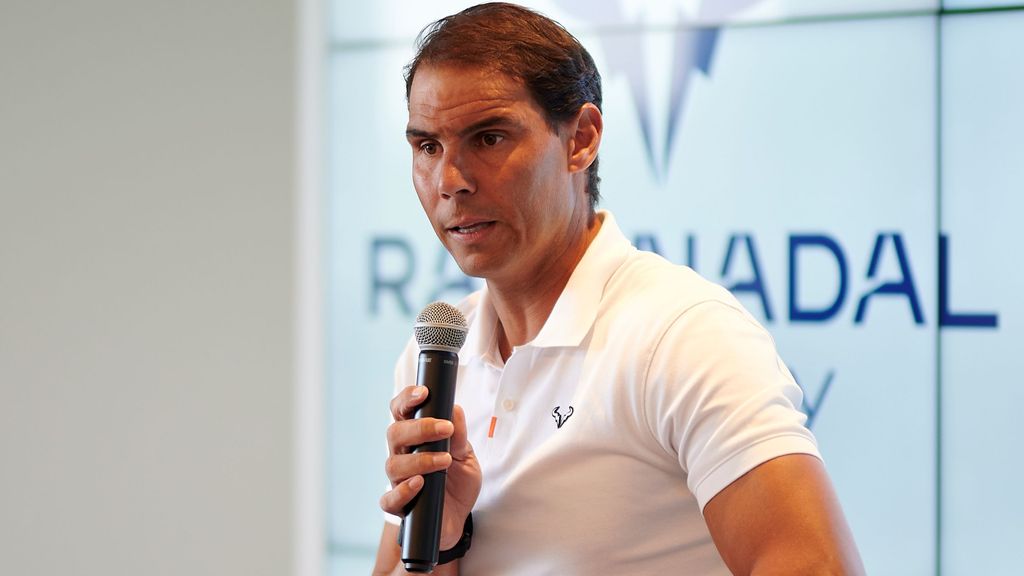 Rafa Nadal, en la rueda de prensa en la que ha anunciado que tiene intención de retirarse en 2024