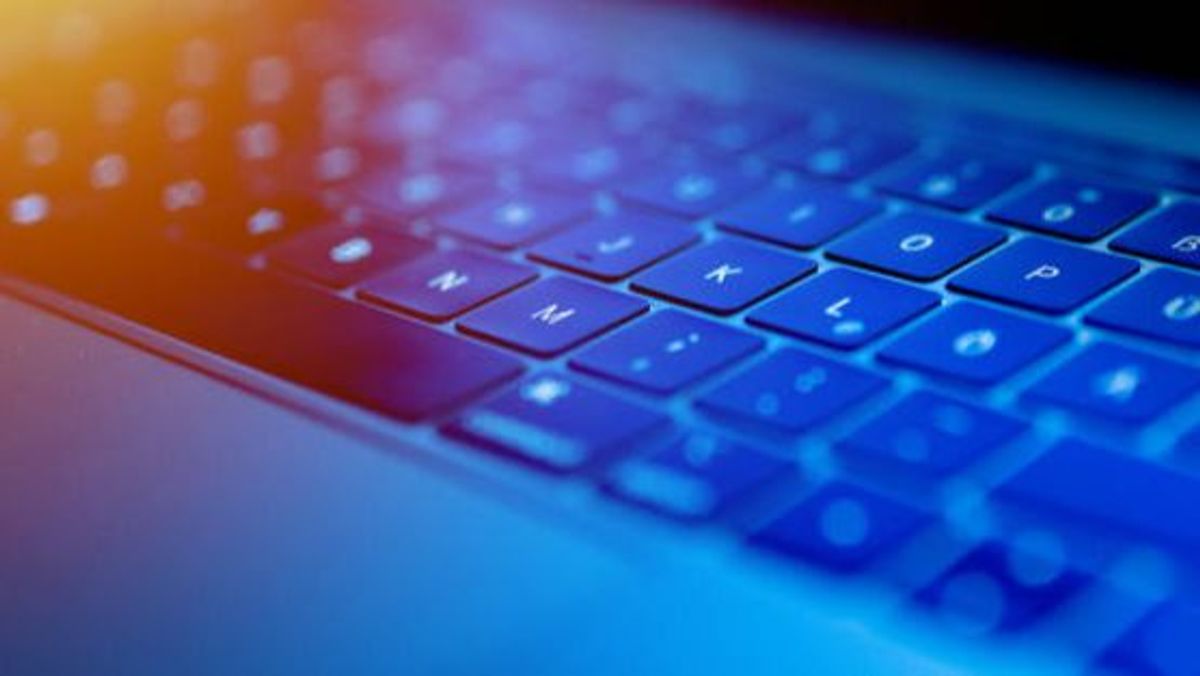 Teclado de ordenador. Teclado de ordenador.