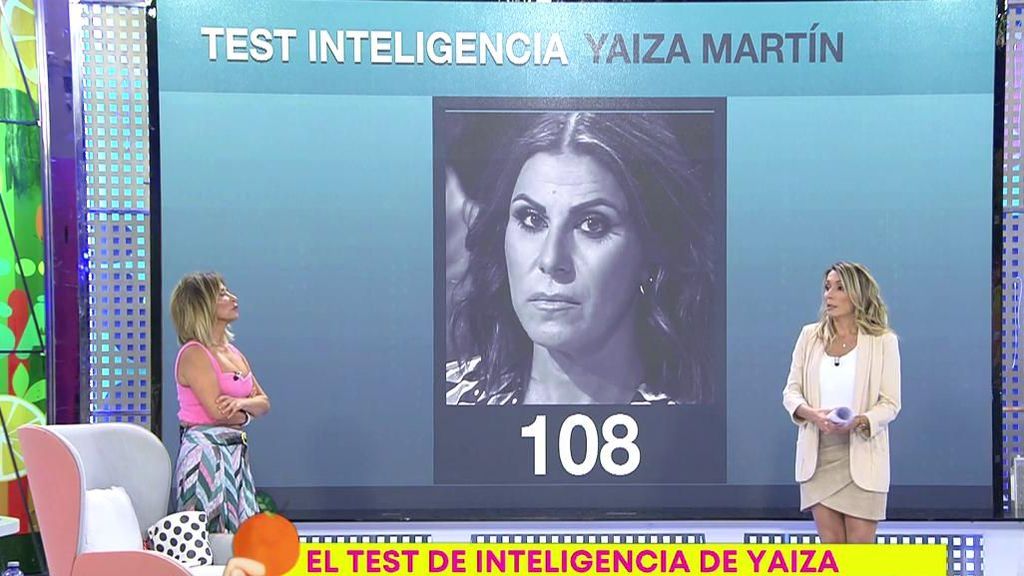 Yaiza Martín se somete al test de inteligencia