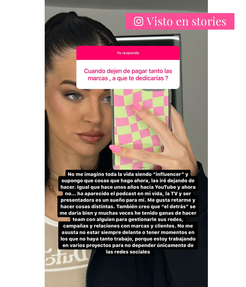 Laura Escanes se sincera sobre su futuro profesional