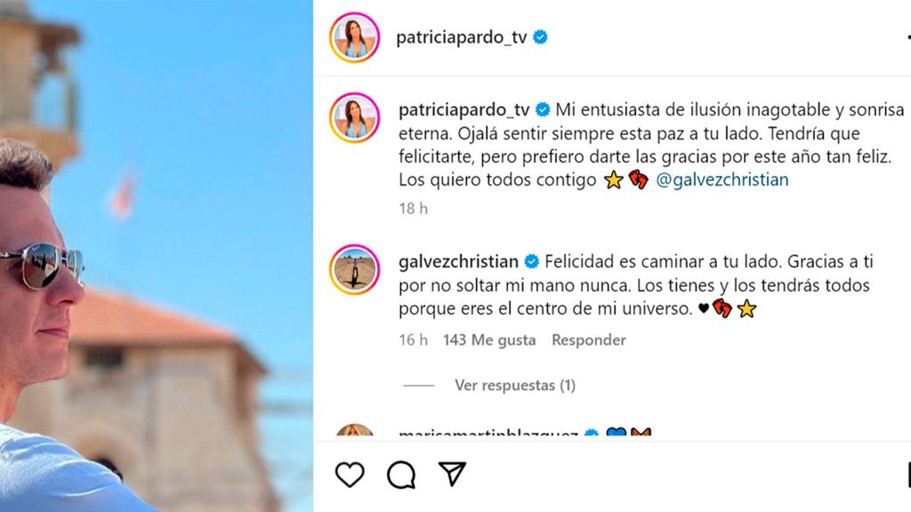 Christian Gálvez manda un emotivo mensaje a Patricia Pardo