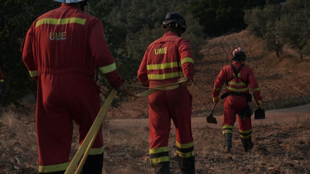 Estabilizado el incendio de Las Hurdes, Cáceres: la UME da por finalizada su intervención