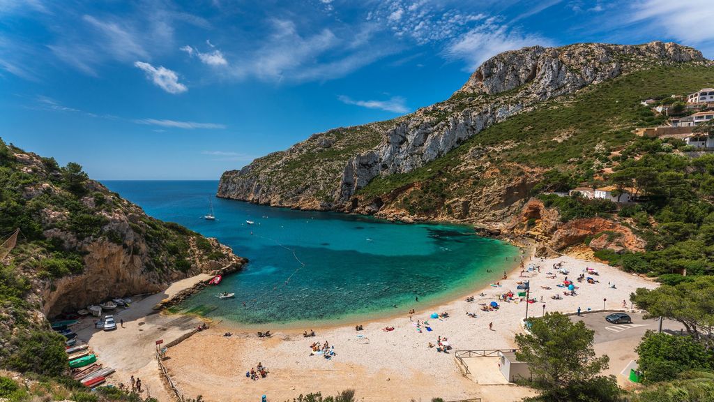 Cala Granadella, en la Comunidad Valenciana