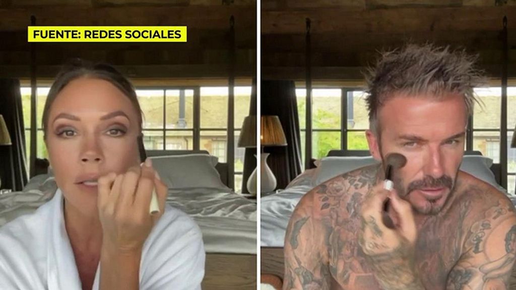 El tutorial de belleza de David Beckham que arrasa en redes sociales: parodia a su esposa Victoria
