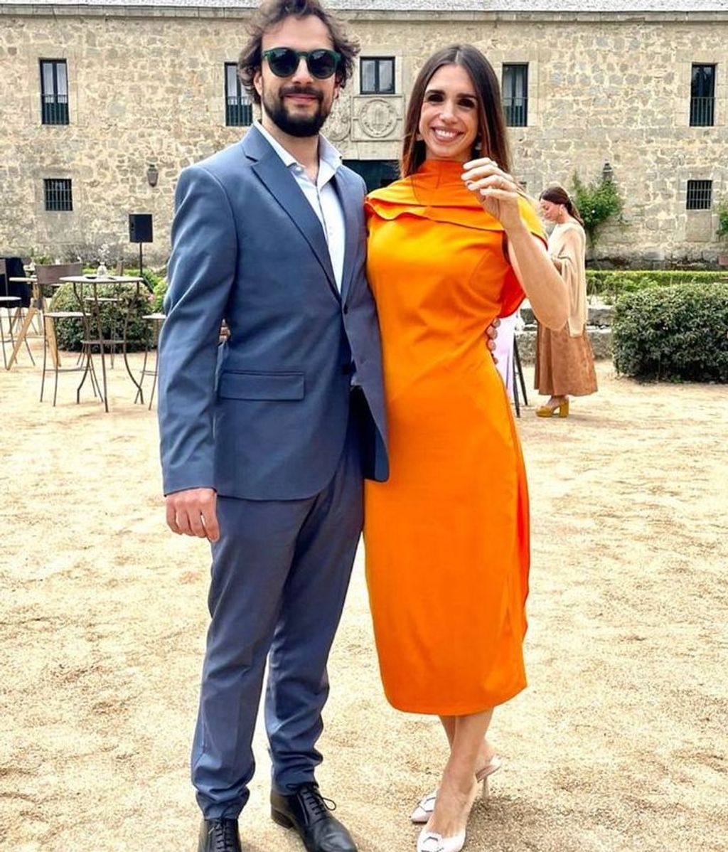Elena Furiase y Gonzalo Sierra, en la boda que ha reunido al clan