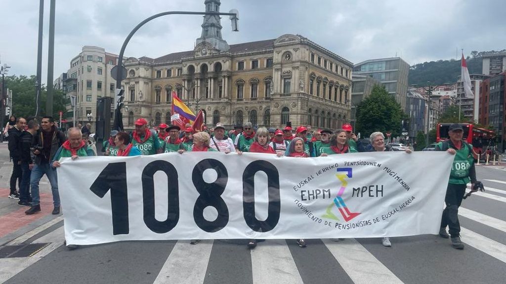 Marcha de los pensionistas vascos