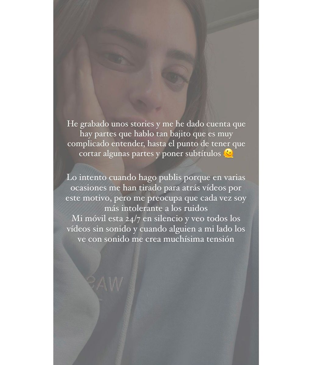 Susana Molina habla del problema que tiene con el ruido