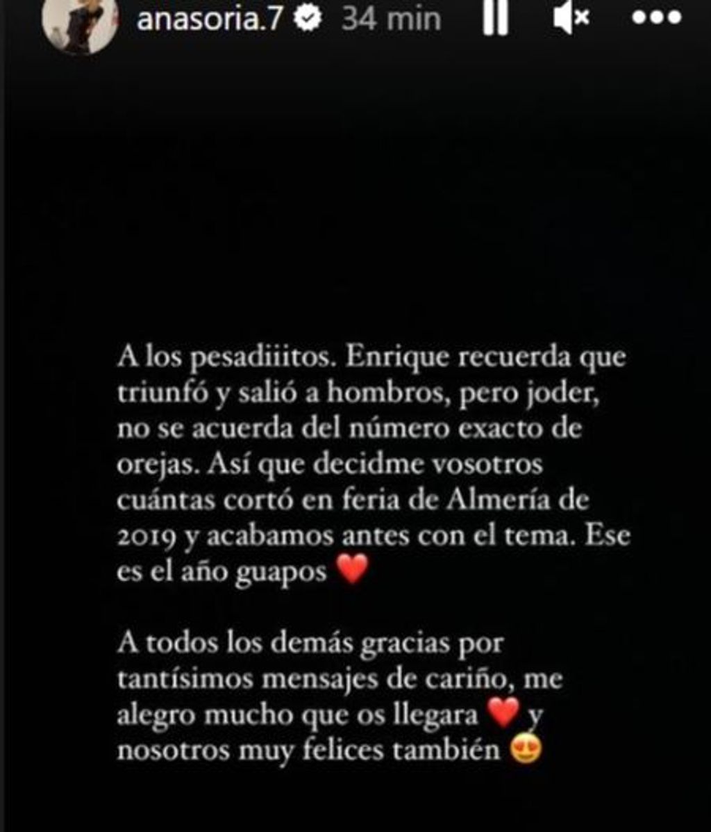 Captura de pantalla de Ana Soria