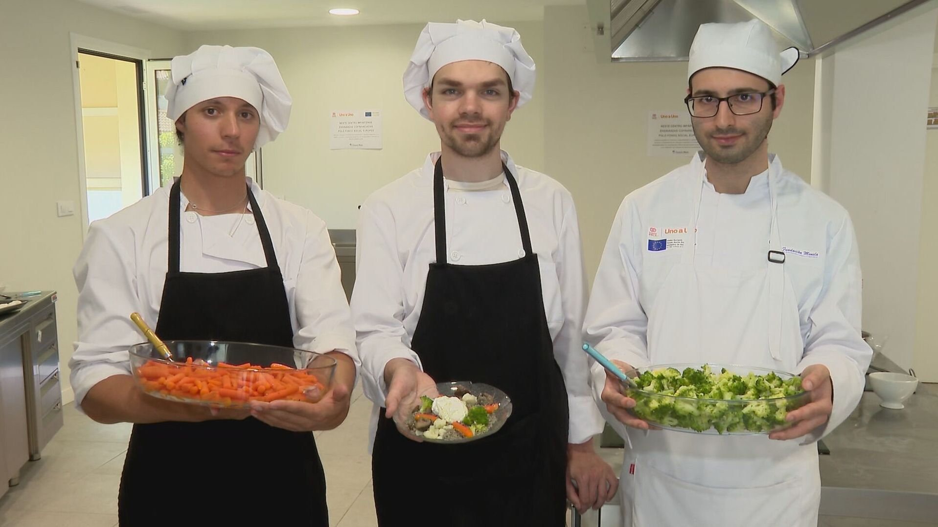 Jóvenes con asperger se preparan para ser los cocineros del futuro