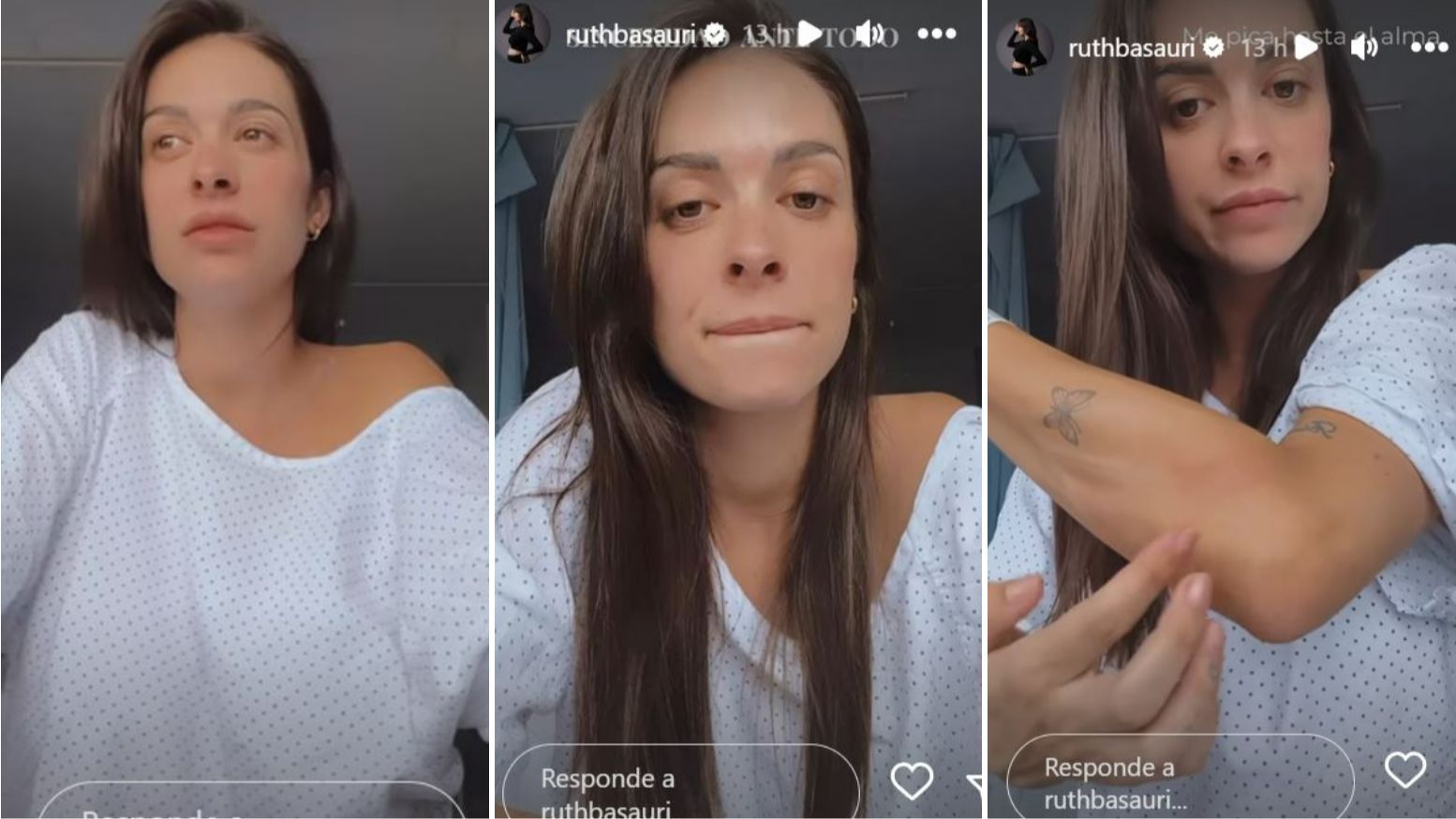 Ruth Basauri actualiza su delicado estado de salud y afirma que tiene que permanecer en el hospital