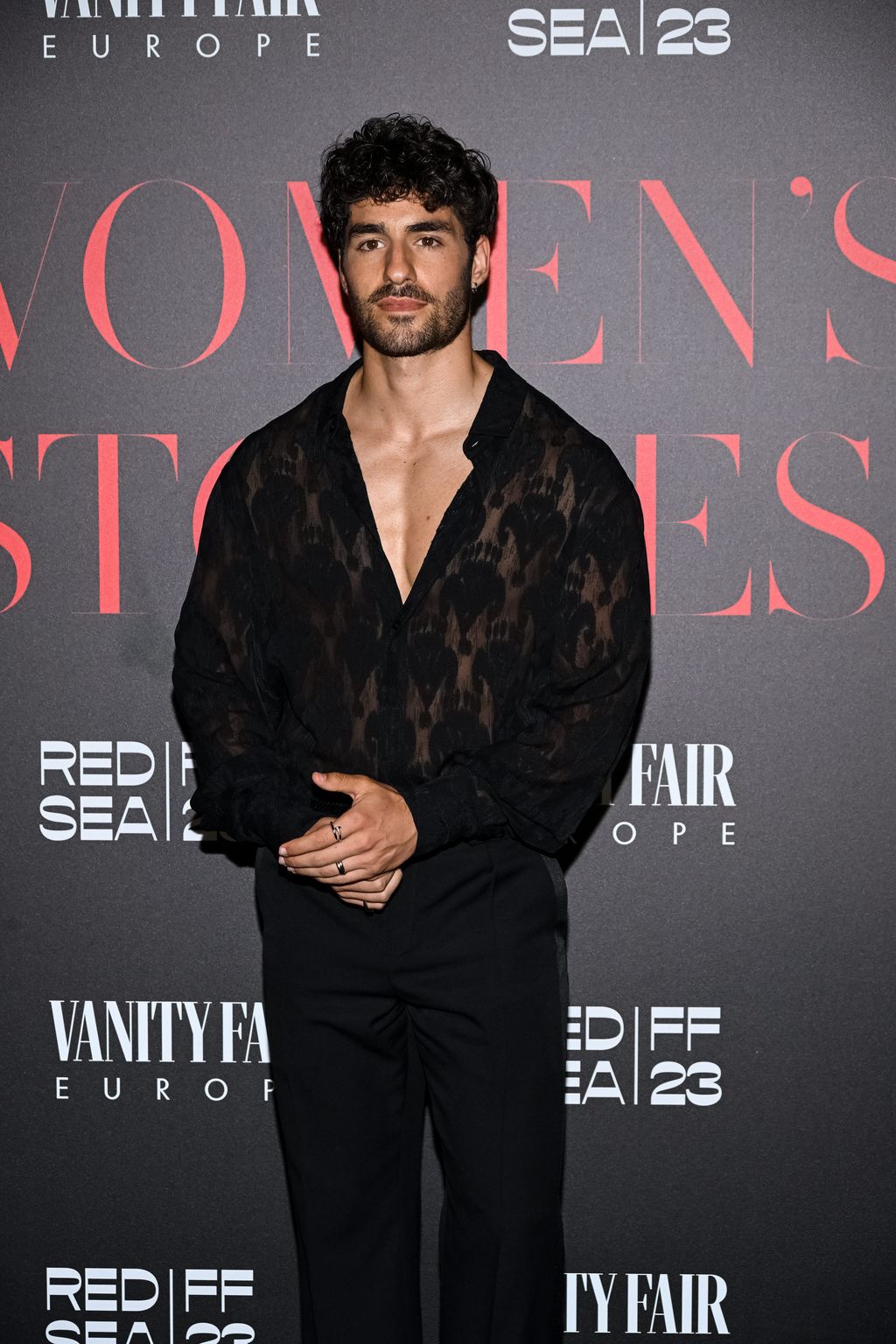 El actor luso Jose Condessa, a su paso por el Festival de Cannes 2023