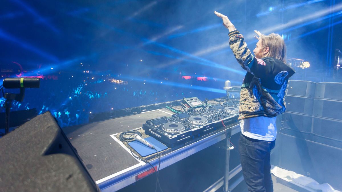 El DJ David Guetta durante una de sus actuaciones