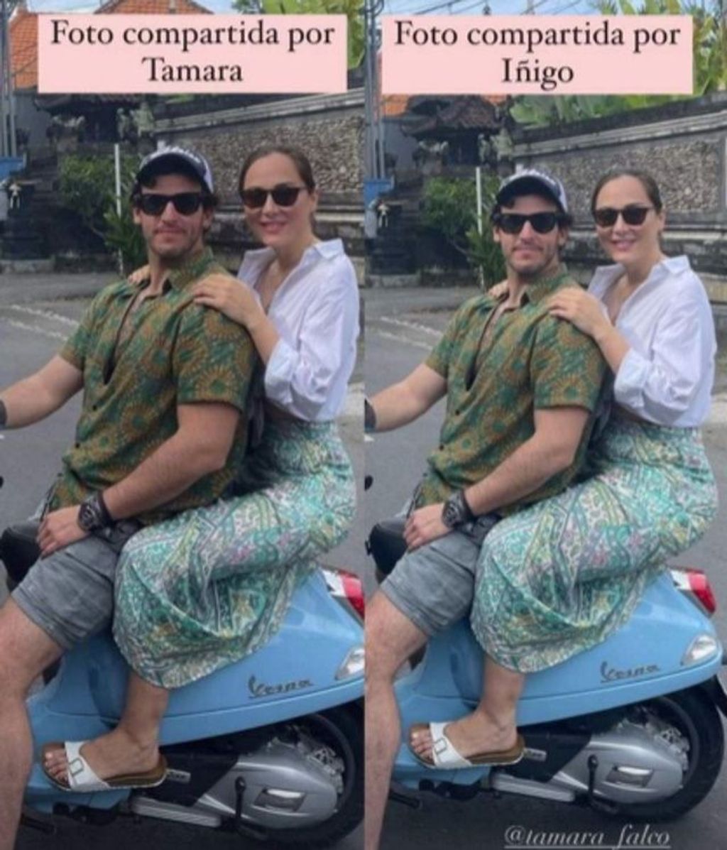 El retoque de Tamara Falcó en su foto con Íñigo Onieva
