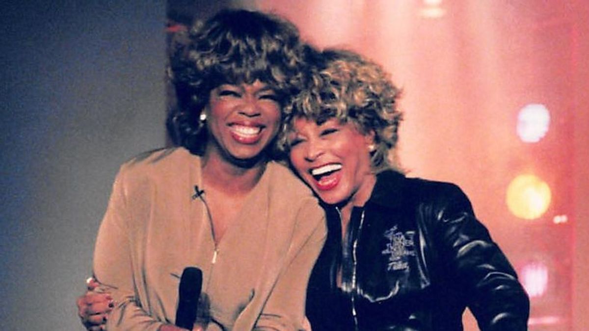 Oprah Winfrey y Tina Turner