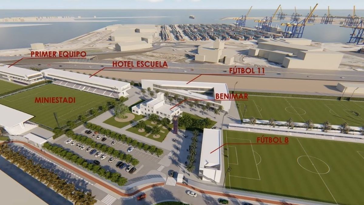 Recreación del proyecto de la nueva Ciudad Deportiva del Levante UD Recreación del proyecto de la nueva Ciudad Deportiva del Levante UD