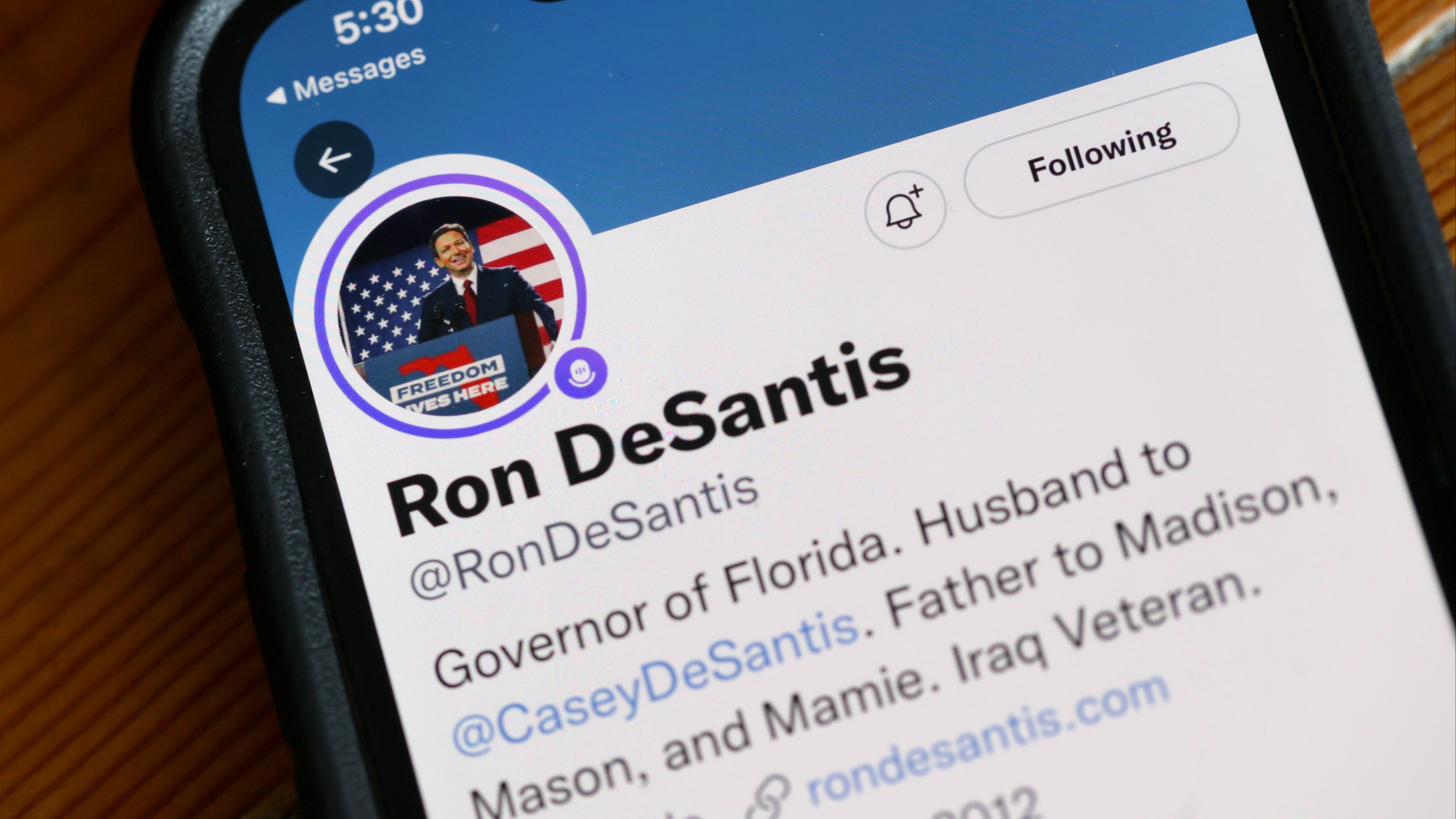 Twitter se colapsa durante el anuncio de Ron DeSantis de que optará a la presidencia de Estados Unidos