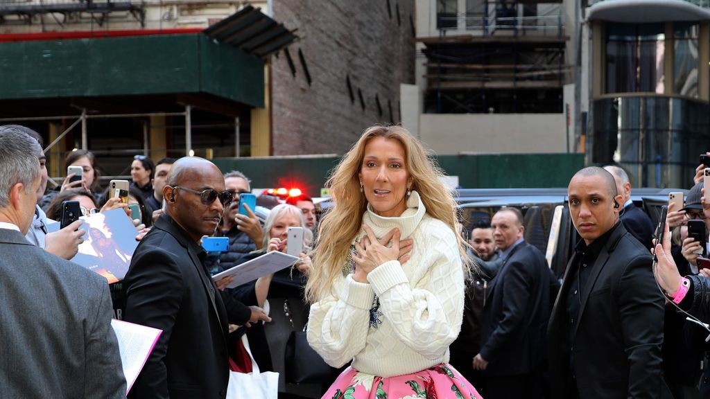 Céline Dion, durante una visita a Nueva York en 2020